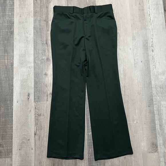 VTG Levis Panatela Slacks Signature Collection Green Boot Cut Western Rockabilly - Picture 1 of 5